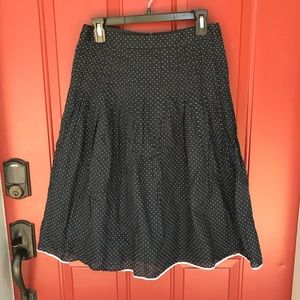JCREW Polka Dot Midi Skirt - 4